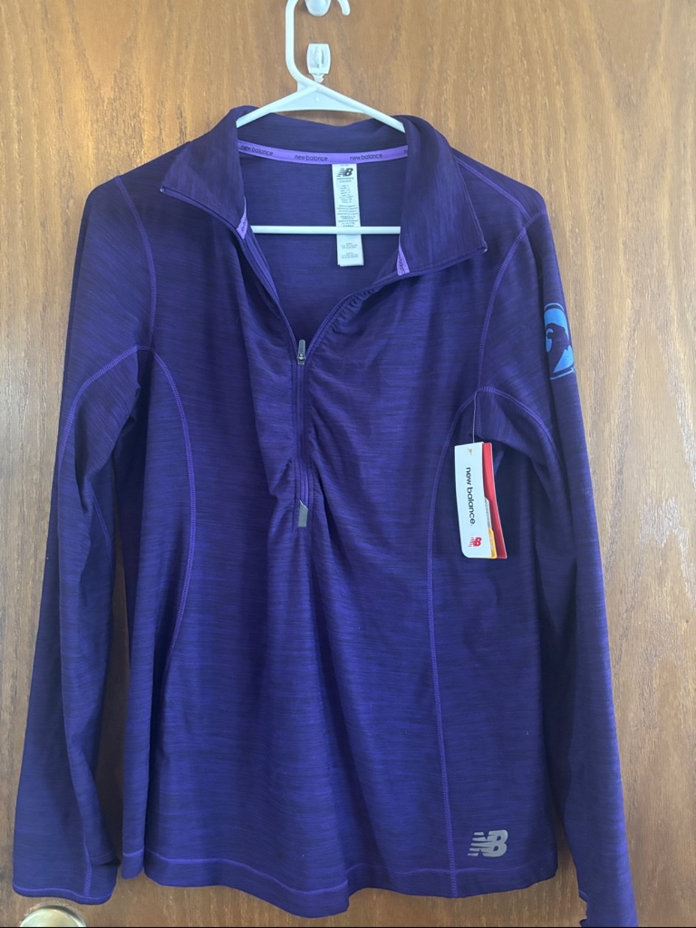 New Balance Deep Purple Half-Zip Athletic Pullover